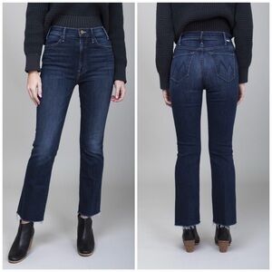 MOTHER Dark Blue Flare Jeans